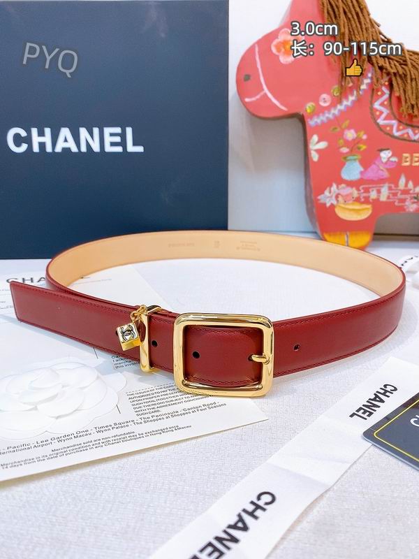 Chanel belt 30mmX90-115cm 8L48
